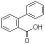 结构式 CAS# 947-84-2, 2-苯基苯甲酸; 邻苯基苯甲酸
