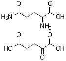 L-Glutamine 2-oxopentanedioate (1:1) molecular structure (CAS 947314-26-3)