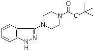 tert-Butyl 4-(1H-indazol-3-yl)piperazine-1-carboxylate molecular structure (CAS 947498-81-9)
