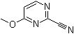 结构式 CAS# 94789-37-4, 2-氰基-4-甲氧基嘧啶