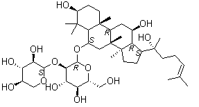 20(R)-Notoginsenoside R2 molecular structure (CAS 948046-15-9)