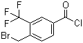 4-Bromomethyl-3-trifluoromethylbenzoyl chloride molecular structure (CAS 948553-14-8)