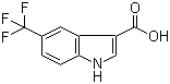 5-(Trifluoromethyl)-1H-indole-3-carboxylic acid molecular structure (CAS 948579-72-4)