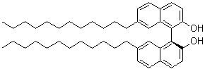 (1R)-7,7'-双十二烷基-[1,1'-联萘]-2,2'-二醇分子结构 (CAS 949581-04-8)