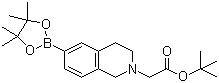 N-(tert-Butoxycarbonylmethyl)-3,4-dihydroisoquinoline-6-boronic acid pinacol ester molecular structure (CAS 949922-33-2)