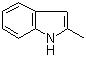 结构式 CAS# 95-20-5, 2-甲基吲哚