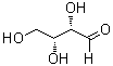 structure of CAS# 95-43-2, D-Threose;(2S,3R)-2,3,4-Trihydroxybutanal