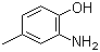 2-Amino-p-cresol molecular structure (CAS 95-84-1)