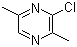 结构式 CAS# 95-89-6, 3-氯-2,5-二甲基吡嗪