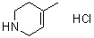 structure of CAS# 95019-16-2, 4-Methyl-1,2,3,6-tetrahydropyridine hydrochloride;4-Methyl-1,2,5,6-tetrahydropyridine hydrochloride