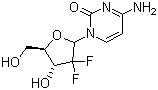 Gemcitabine molecular structure (CAS 95058-81-4)