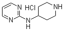 structure of CAS# 950649-10-2, N-4-Piperidinyl-2-pyrimidinamine hydrochloride