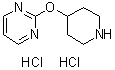 structure of CAS# 950649-19-1, 2-[(Piperidin-4-yl)oxy]pyrimidine dihydrochloride