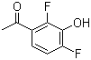 1-(2,4-二氟-3-羟基苯基)乙酮分子结构 (CAS 951163-65-8)