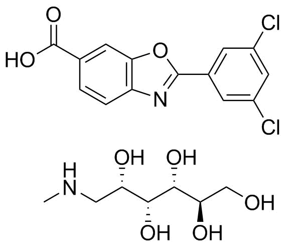 甲葡胺塔法米迪分子结构 (CAS 951395-08-7)