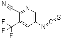 5-Isothiocyanato-3-(trifluoromethyl)-2-pyridinecarbonitrile molecular structure (CAS 951753-87-0)
