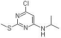 6-Chloro-N-(1-methylethyl)-2-(methylthio)-4-pyrimidinamine molecular structure (CAS 951884-54-1)