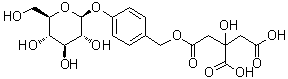 Parishin E molecular structure (CAS 952068-57-4)