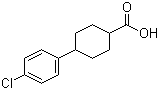 4-(4-氯苯基)环己基羧酸分子结构 (CAS 95233-37-7)
