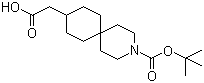 3-[(tert-Butoxy)carbonyl]-3-azaspiro[5.5]undecane-9-acetic acid molecular structure (CAS 952480-32-9)