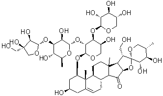 Trikamsteroside D molecular structure (CAS 952579-36-1)