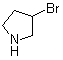3-溴吡咯烷分子结构 (CAS 952797-35-2)