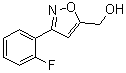 结构式 CAS# 953046-62-3, 3-(2-氟苯基)-5-异恶唑甲醇
