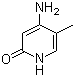 结构式 CAS# 95306-64-2, 4-氨基-5-甲基-2(1H)-吡啶酮
