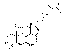 Ganoderic acid C 1 molecular structure (CAS 95311-97-0)
