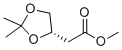 structure of CAS# 95422-24-5, Methyl (4S)-(+)-2,2-dimethyl-1,3-dioxolane-4-acetate;methyl 2-[(4S)-2,2-dimethyl-1,3-dioxolan-4-yl]acetate
