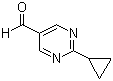 2-Cyclopropylpyrimidine-5-carbaldehyde molecular structure (CAS 954226-60-9)