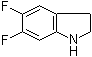 structure of CAS# 954255-04-0, 5,6-Difluoroindoline;5,6-Difluoro-2,3-dihydro-1H-indole