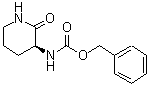 [(3S)-2-Oxo-3-piperidinyl]carbamic acid phenylmethyl ester molecular structure (CAS 95582-17-5)