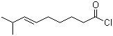 trans-8-Methyl-6-nonenoyl chloride molecular structure (CAS 95636-02-5)
