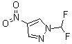 1-(二氟甲基)-4-硝基-1H-吡唑分子结构 (CAS 956477-64-8)