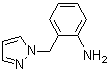 2-(1H-Pyrazol-1-ylmethyl)benzenamine molecular structure (CAS 956533-57-6)