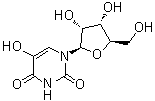 结构式 CAS# 957-77-7, 5-羟基尿苷