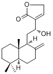 12-Hydroxy-8(17),13-labdadien-16,15-olide molecular structure (CAS 958885-86-4)