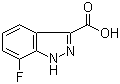 structure of CAS# 959236-59-0, 7-Fluoro-1H-indazole-3-carboxylic acid