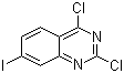 结构式 CAS# 959237-34-4, 2,4-二氯-7-碘喹唑啉