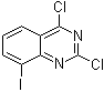 2,4-Dichloro-8-iodoquinazoline molecular structure (CAS 959237-40-2)