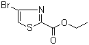 结构式 CAS# 959755-96-5, 4-溴噻唑-2-甲酸乙酯