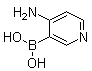 (4-Aminopyridin-3-yl)boronic acid molecular structure (CAS 959957-75-6)