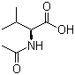 结构式 CAS# 96-81-1, N-乙酰-L-缬氨酸