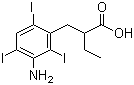 Iopanoic acid  molecular structure (CAS 96-83-3)