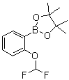 2-二氟甲氧基苯基硼酸频哪醇酯分子结构 (CAS 960067-33-8)