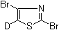 2,4-Dibromothiazole-5-d molecular structure (CAS 960069-34-5)