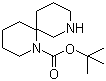 1,8-二氮杂螺[5.5]十一烷-1-羧酸叔丁酯分子结构 (CAS 960294-18-2)