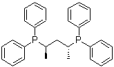(2R,4R)-2,4-二(二苯基膦基)戊烷分子结构 (CAS 96183-46-9)