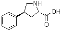 结构式 CAS# 96314-26-0, 反-4-苯基-L-脯氨酸